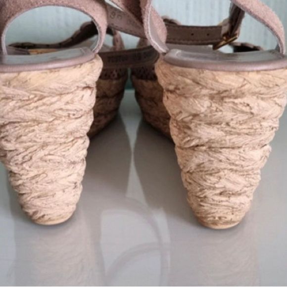 Wedge Ankle Strap Sandal Made in Italy - Picture 7 of 8